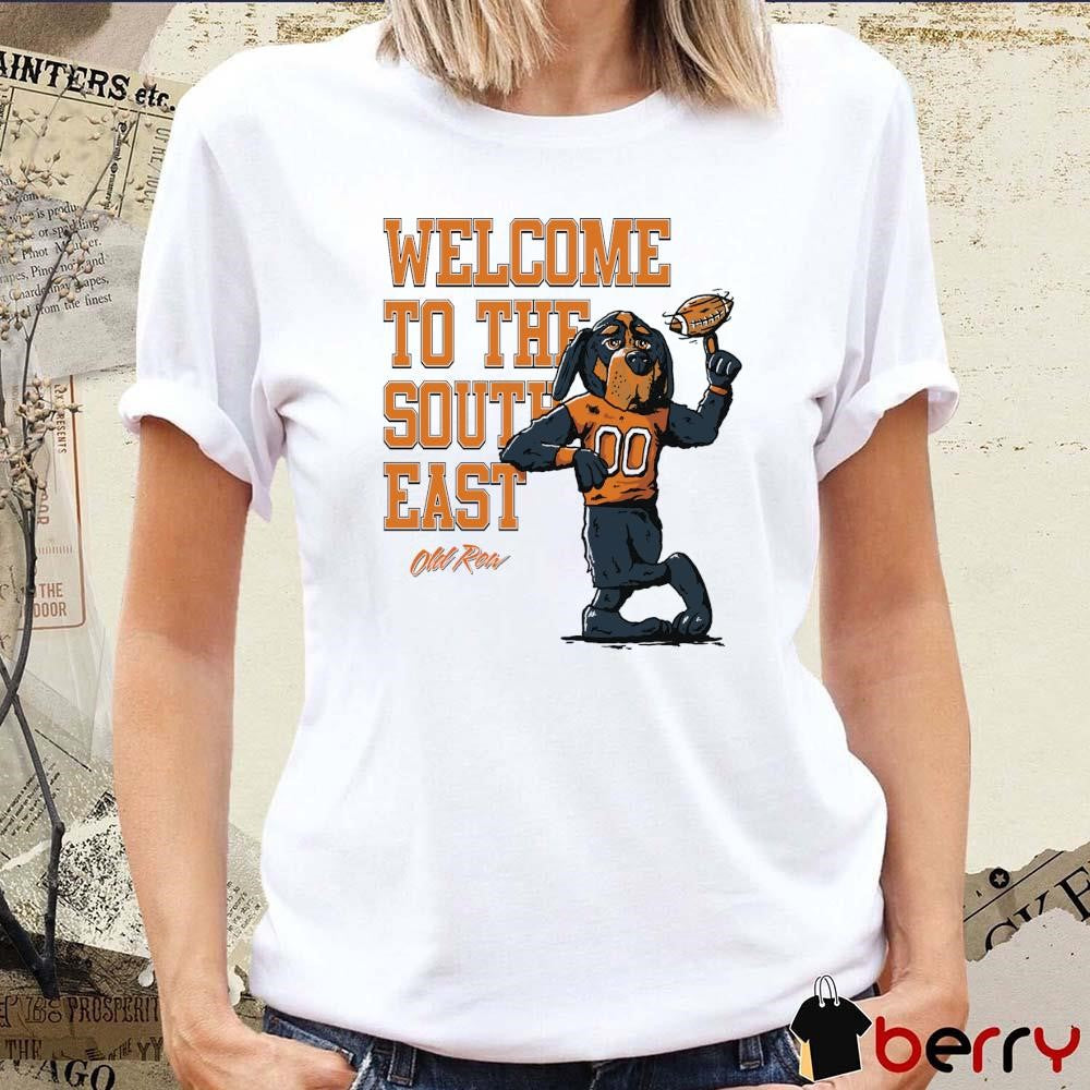 Tennessee Volunteers Welcome To The Southeast t-shirt