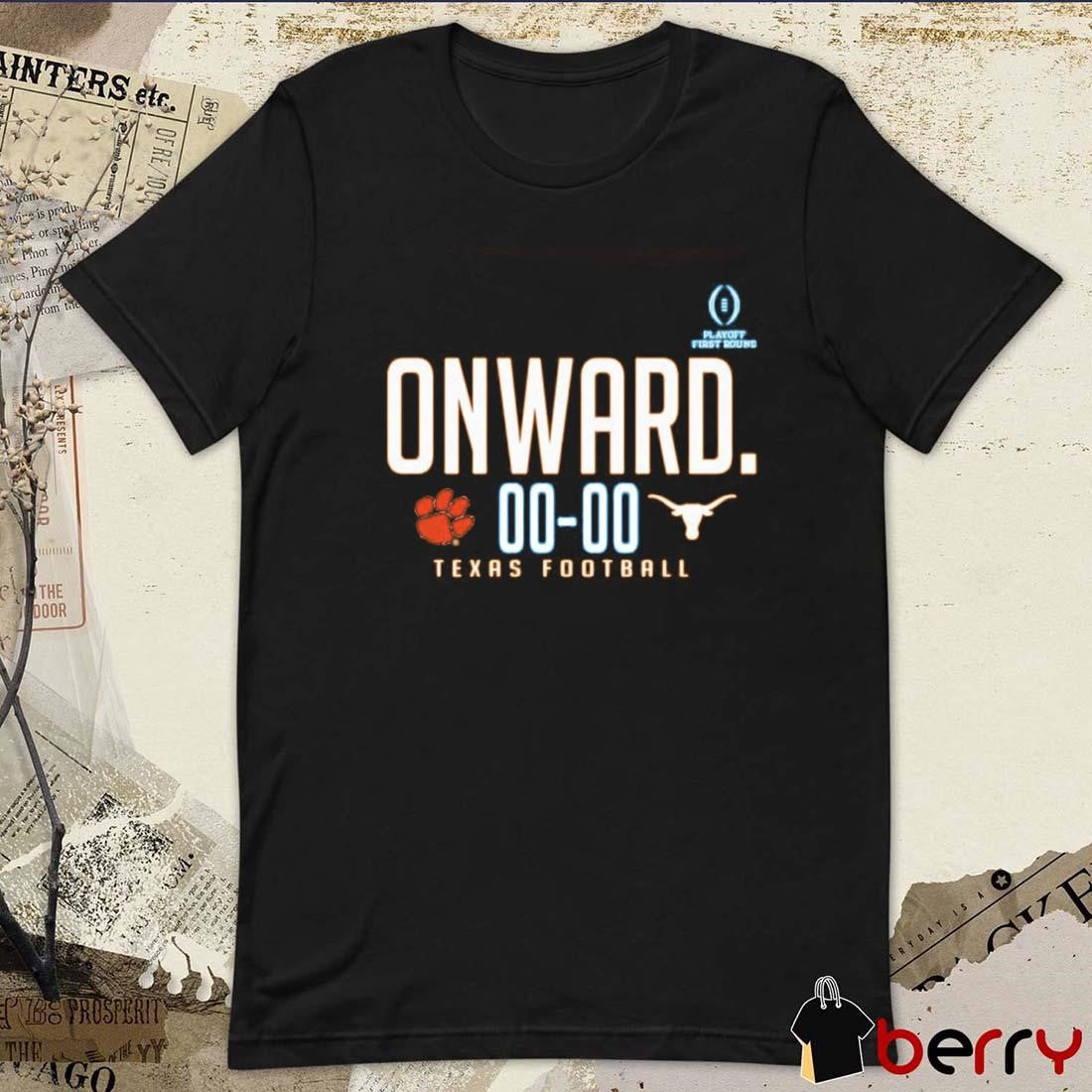Texas Longhorns Vs Clemson Tigers Burnt CFP First Round Score 2024 t-shirt