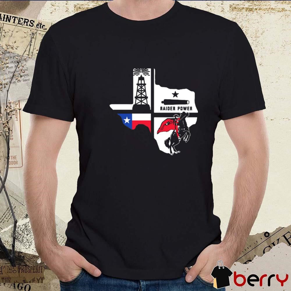 Texas Tech Dark Horse Raider Power Struck Oil MotionFit t-shirt