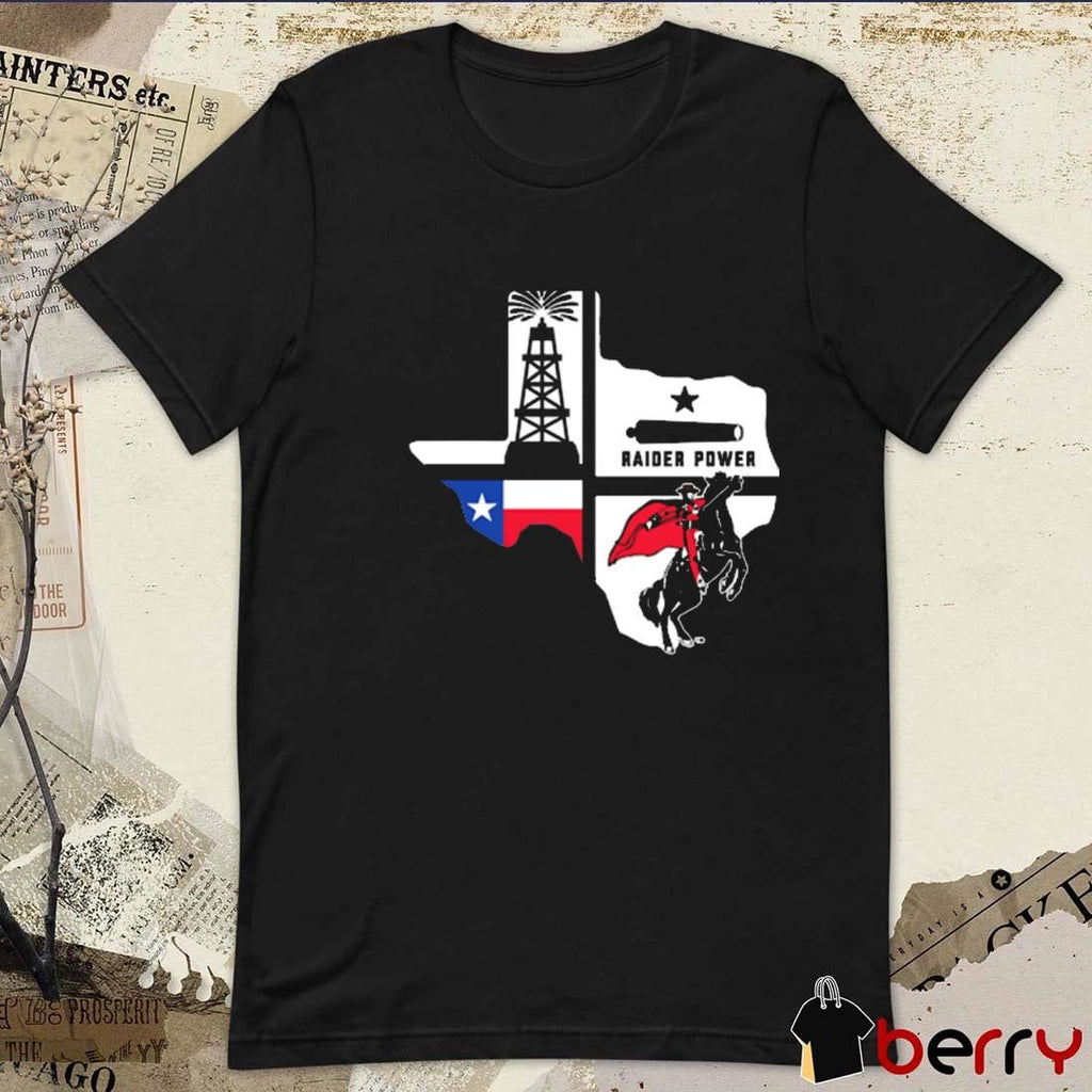 Texas Tech Dark Horse Raider Power Struck Oil MotionFit t-shirt