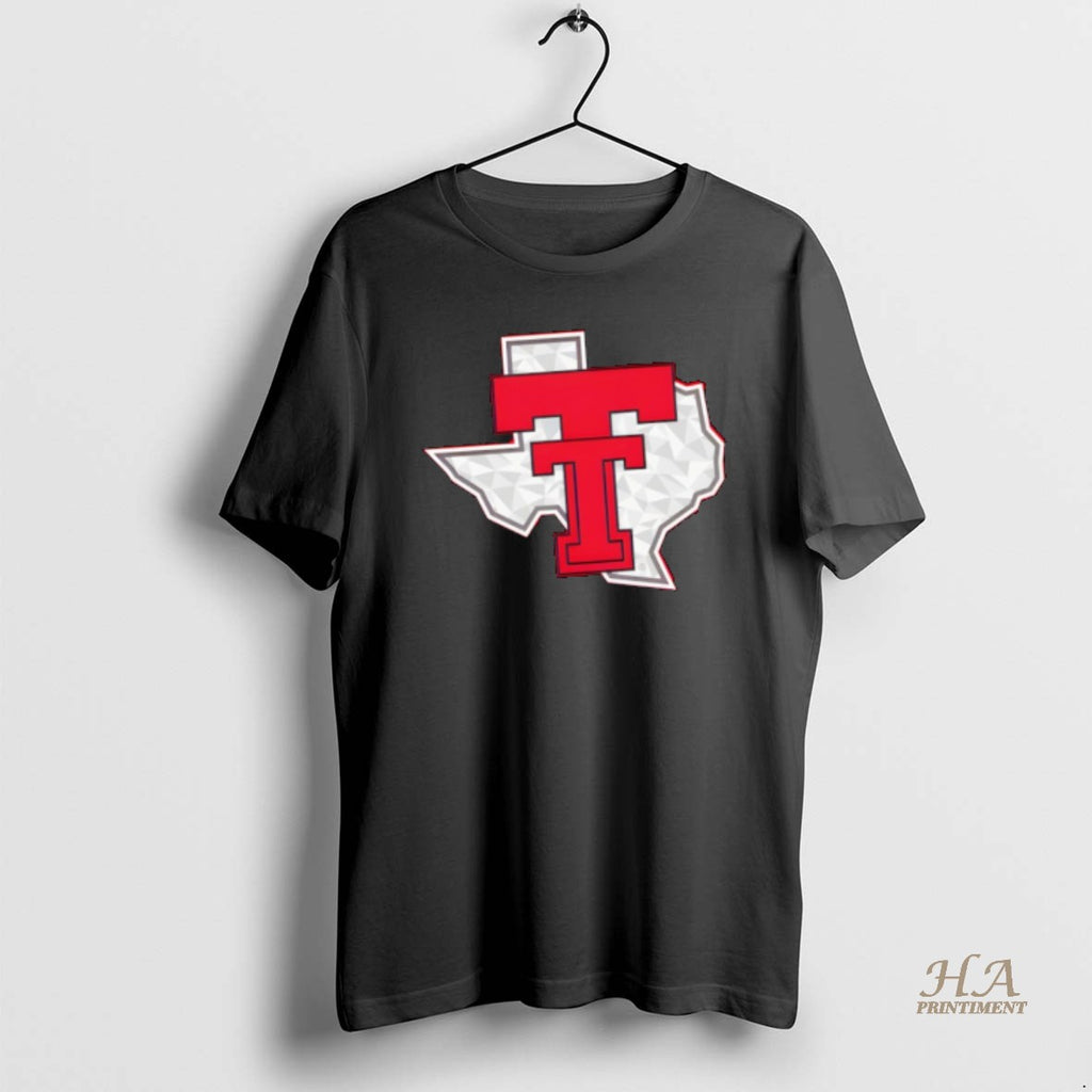 Official Texas Tech Red Raider Galvanized Pride State Logo