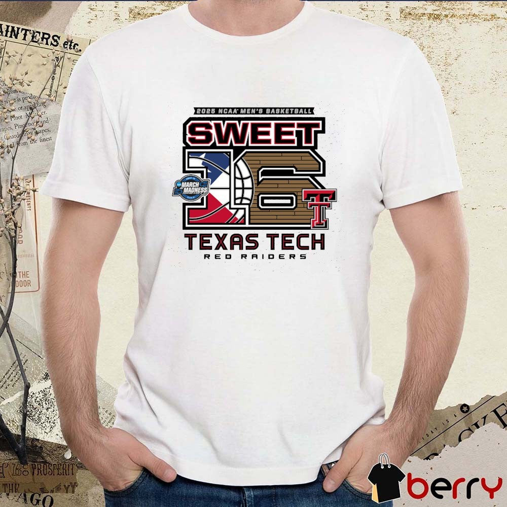 Texas Tech Red Raiders Basketball NCAA Tournament Men’s Sweet 16 March Madness Above The Rim 2025 t-shirt