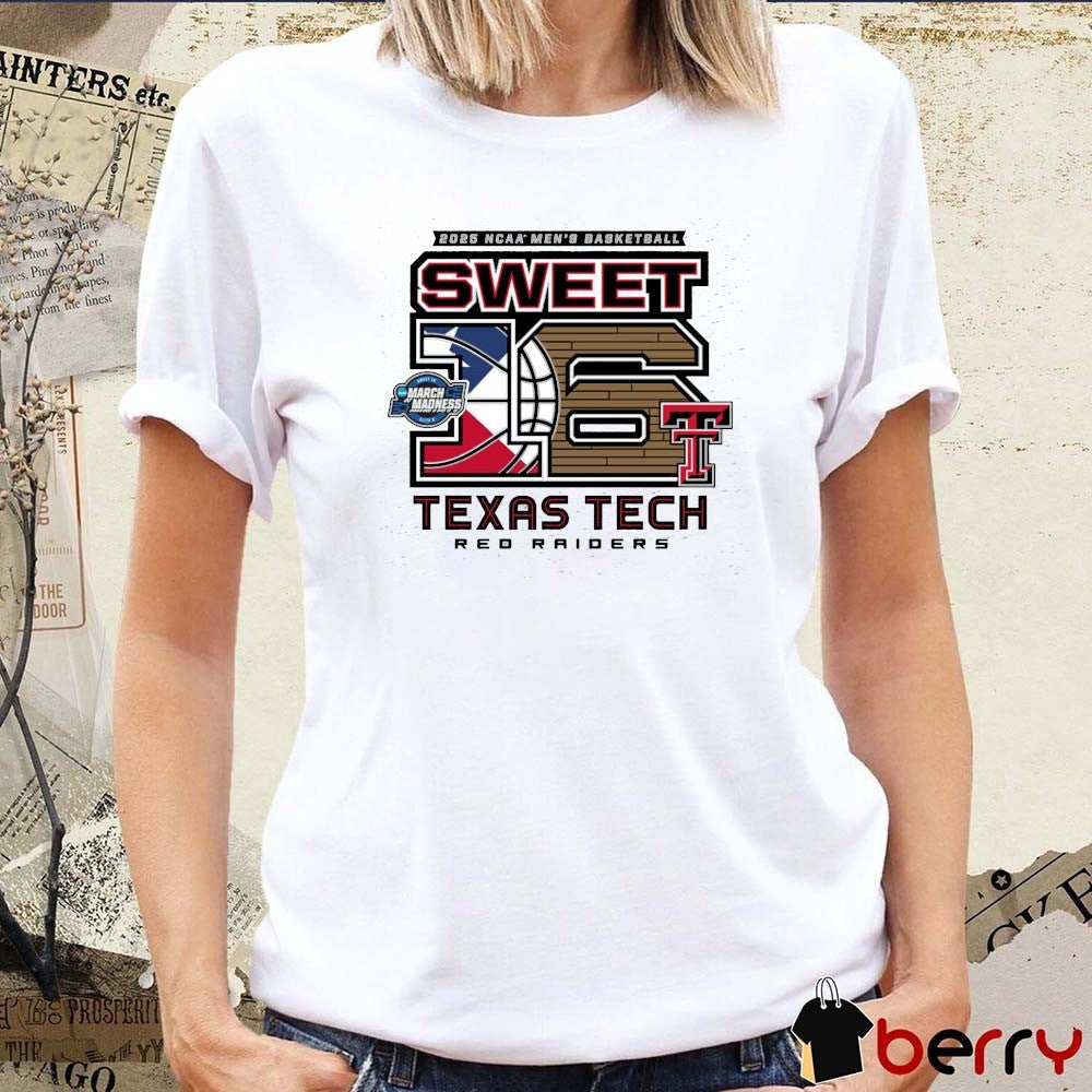 Texas Tech Red Raiders Basketball NCAA Tournament Men’s Sweet 16 March Madness Above The Rim 2025 t-shirt