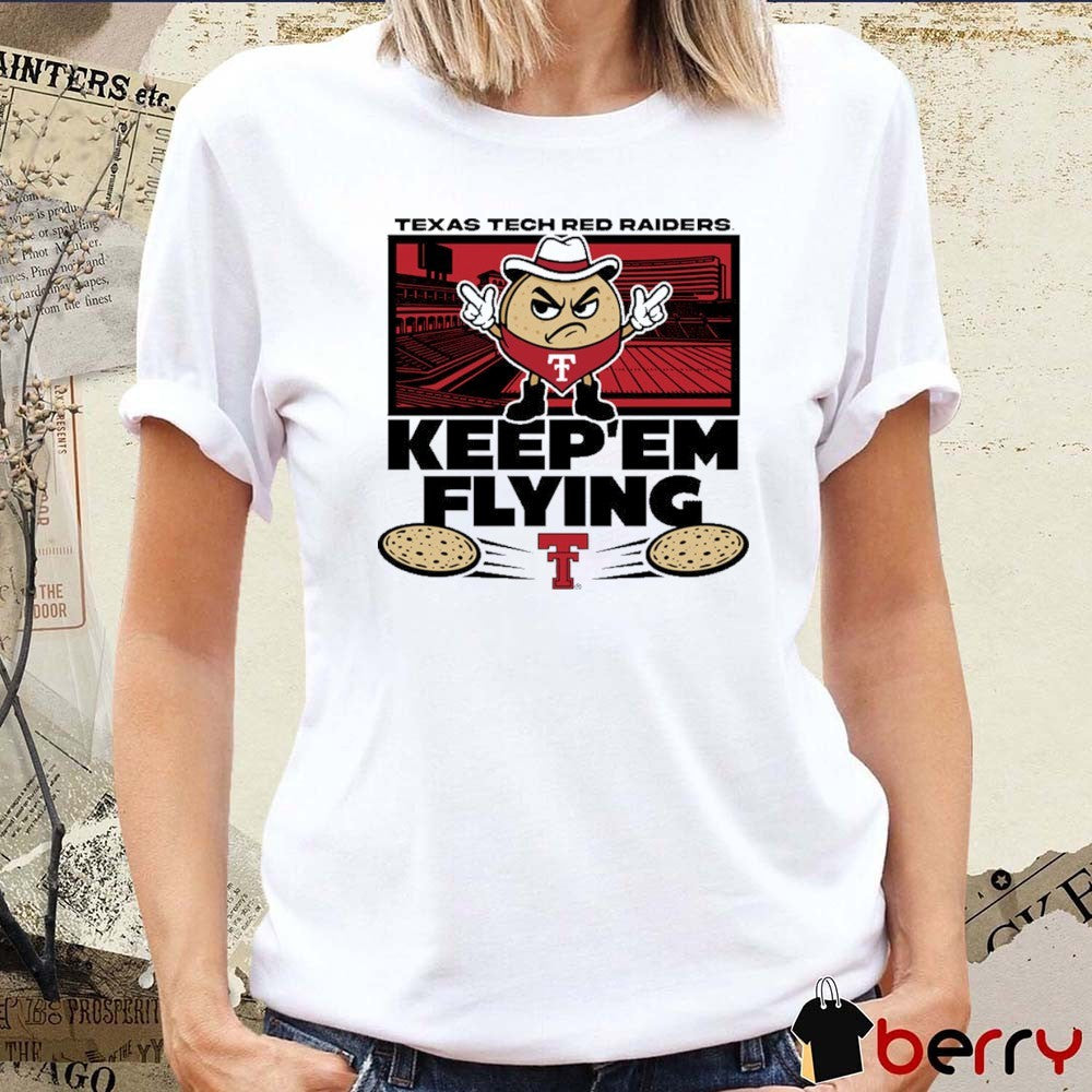 Texas Tech Red Raiders Football El Tortillo Keep ‘Em Flying Mascot t-shirt