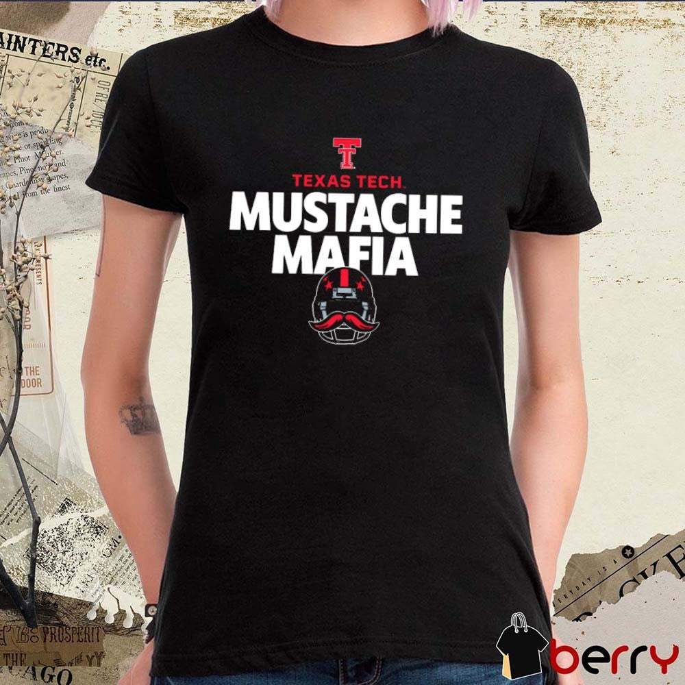 Texas Tech Red Raiders Mustache Mafia NCAA t-shirt
