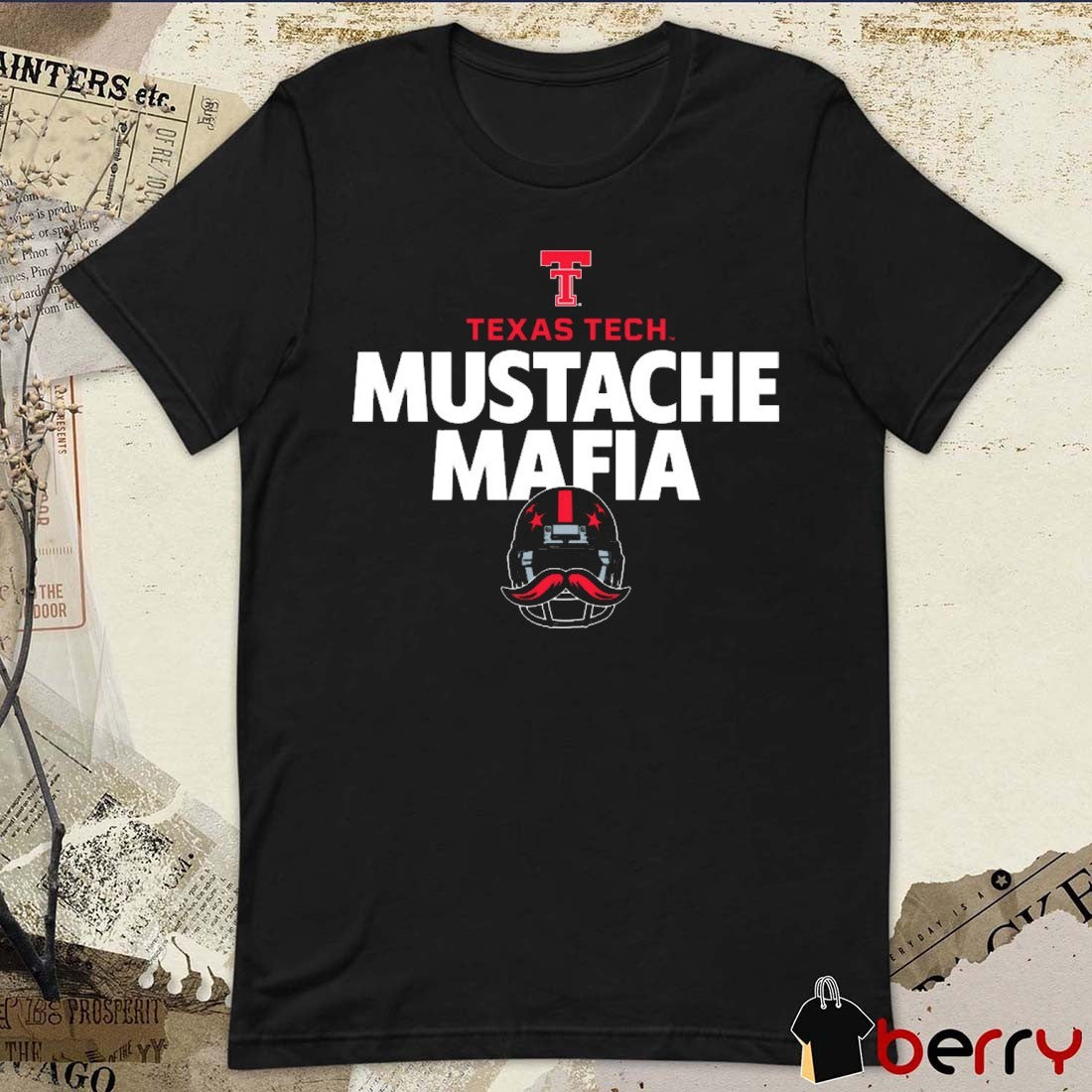 Texas Tech Red Raiders Mustache Mafia NCAA t-shirt