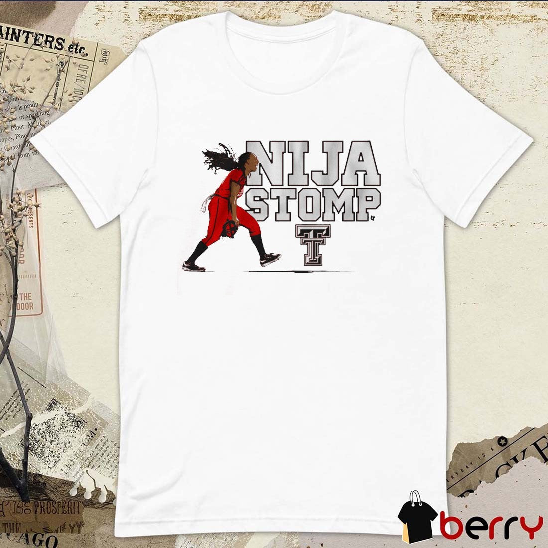 Texas Tech Red Raiders NCAA Softball NiJaree Canady Nija Stomp t-shirt