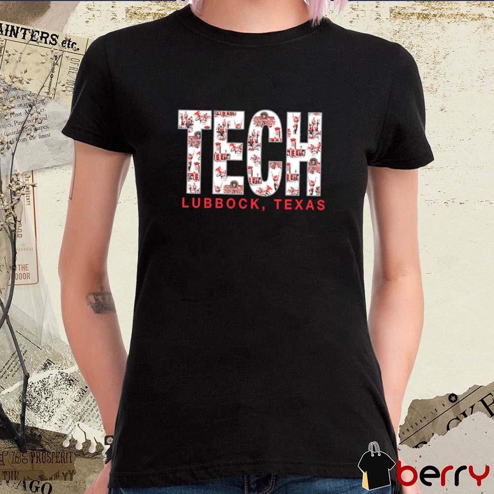 Texas Tech Red Raiders Toile TECH Block Lubbock Texas t-shirt