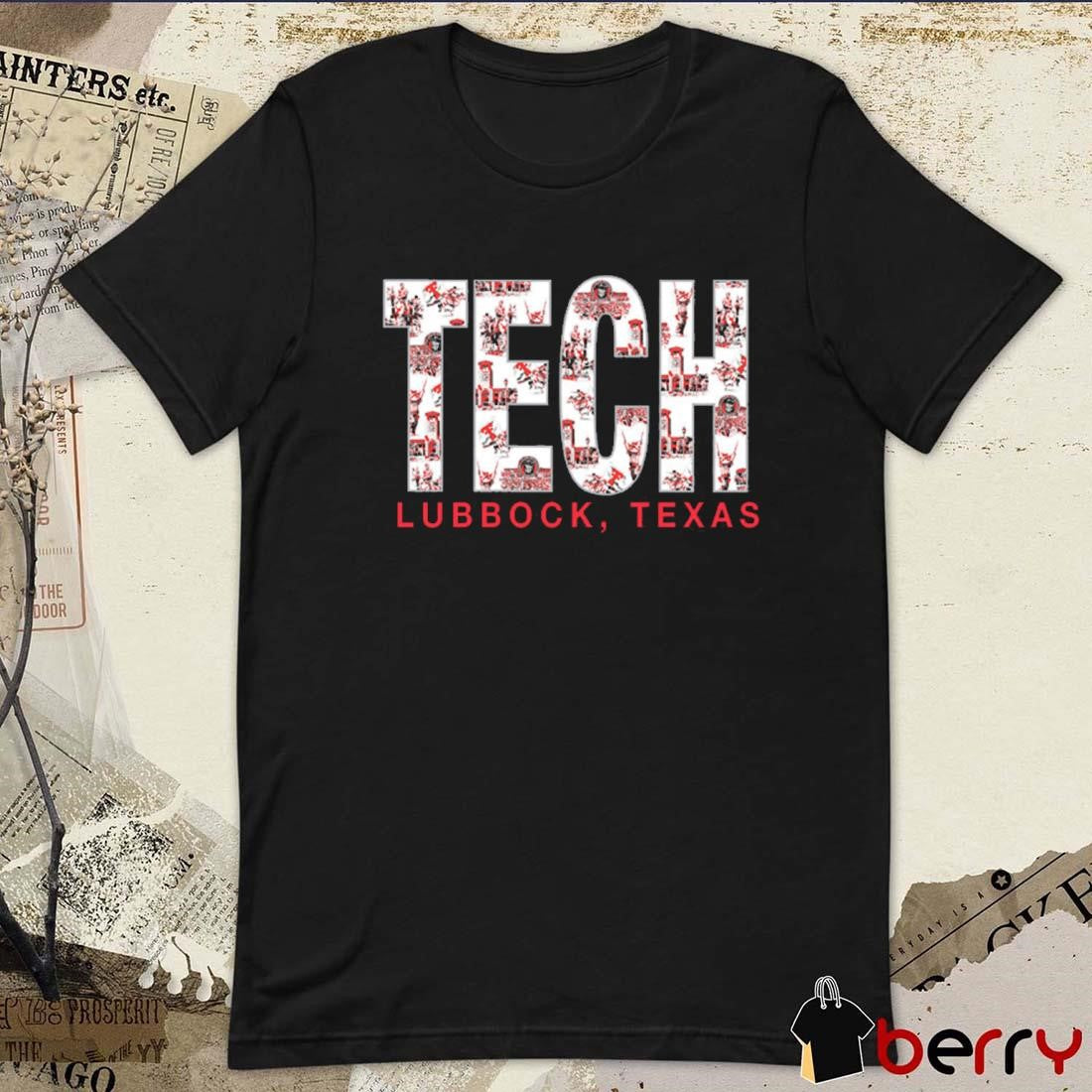 Texas Tech Red Raiders Toile TECH Block Lubbock Texas t-shirt