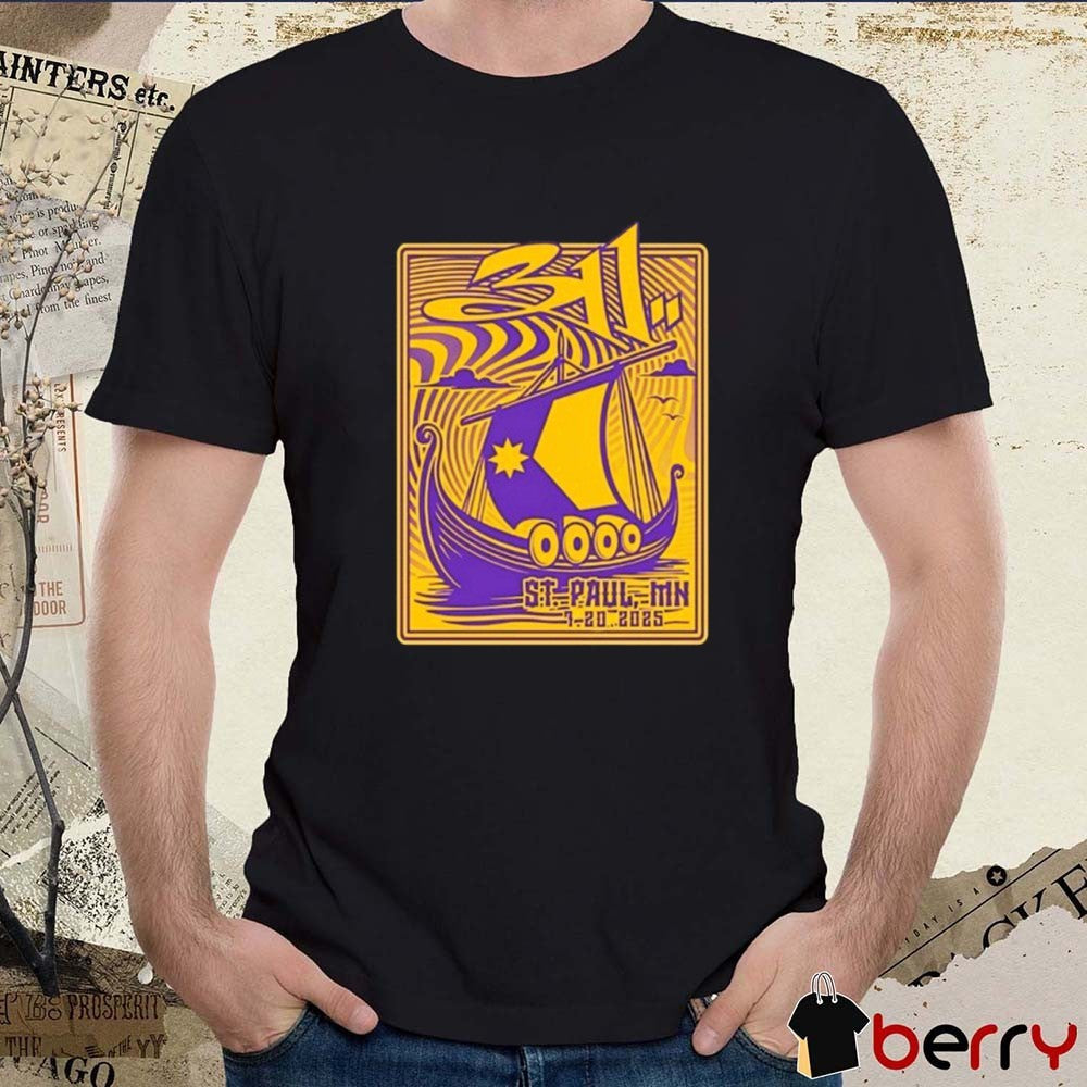 The 311 Band St. Paul, MN Minnesota Yacht Club Festival July 20 2025 t-shirt