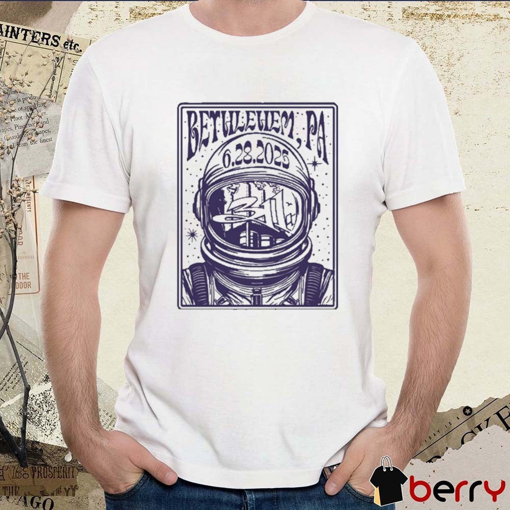 The 311 Band Tour Bethlehem PA June 28 2028 t-shirt