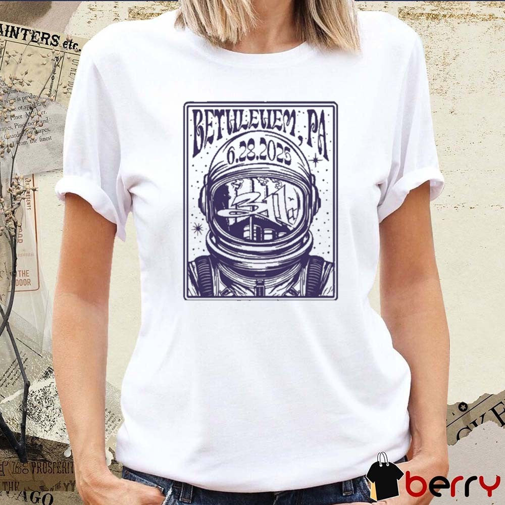 The 311 Band Tour Bethlehem PA June 28 2028 t-shirt