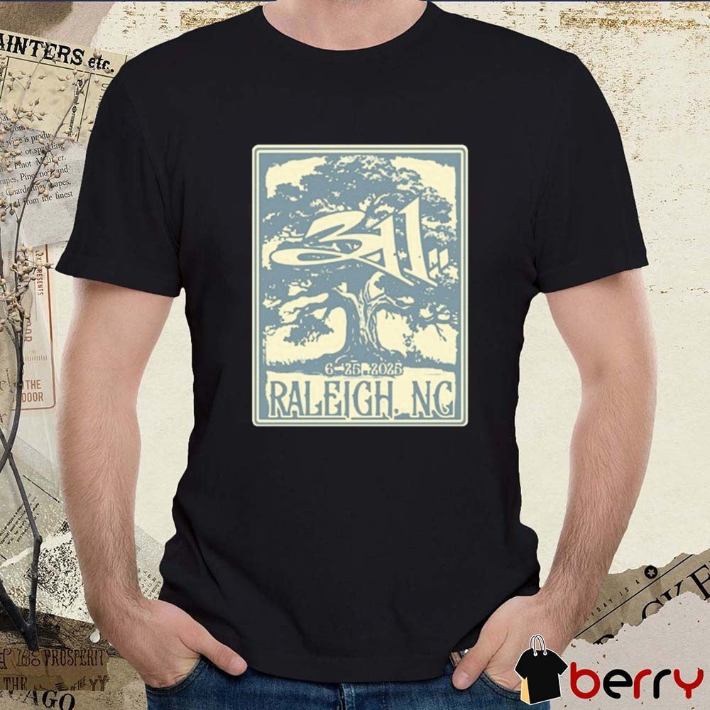 The 311 Tour June 25 2025 Raleigh NC Shows t-shirt