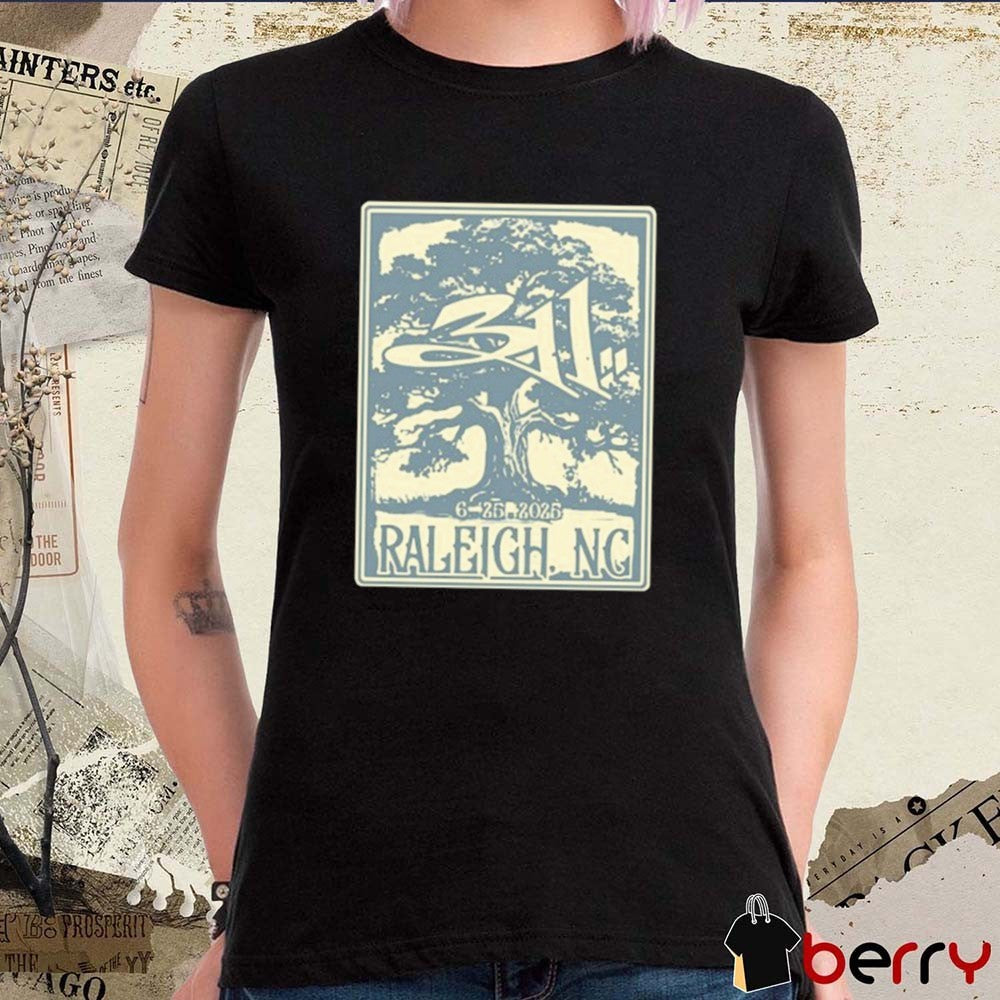 The 311 Tour June 25 2025 Raleigh NC Shows t-shirt