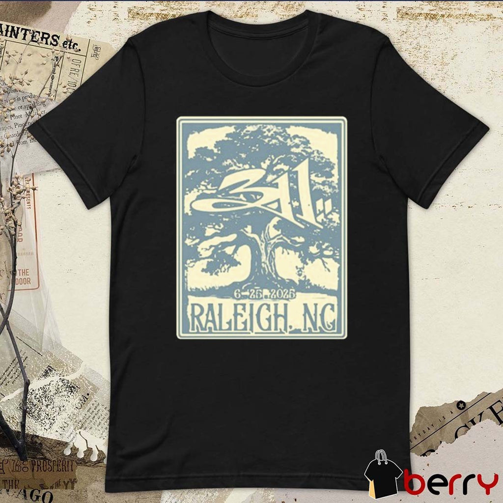 The 311 Tour June 25 2025 Raleigh NC Shows t-shirt