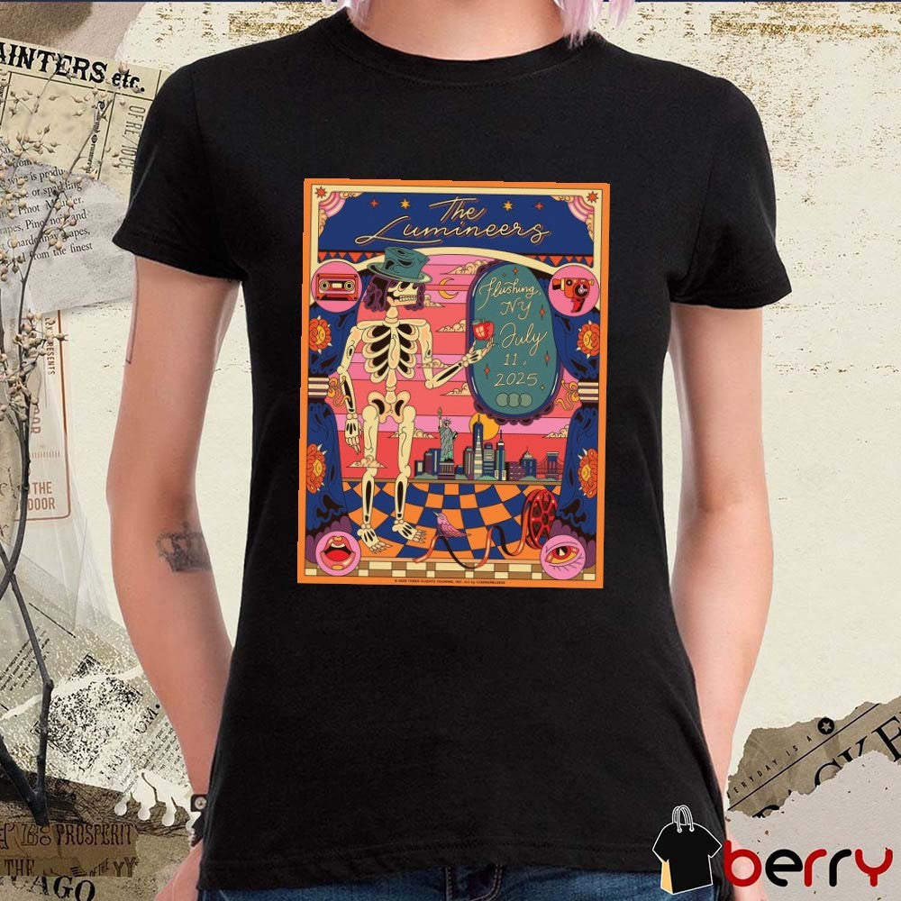 The Lumineers Concert at Citi Field In Flushing NY July 11 2025 Art Poster t-shirt