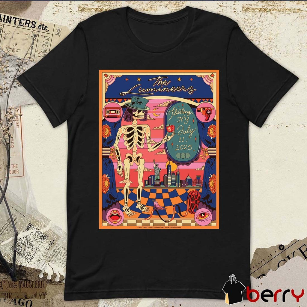 The Lumineers Concert at Citi Field In Flushing NY July 11 2025 Art Poster t-shirt
