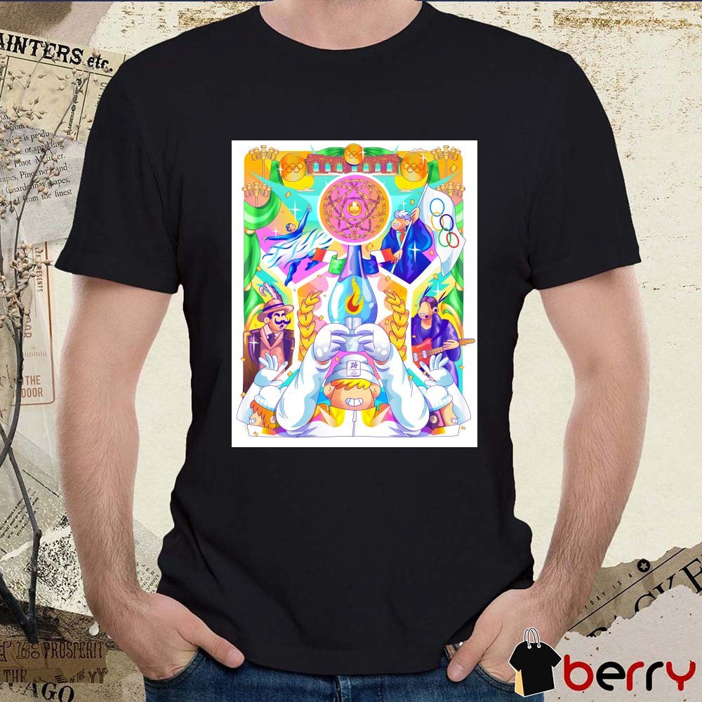 The Magic Of The Closing Ceremony Inspires One Last Milano Cortina 2026 Art Poster t-shirt