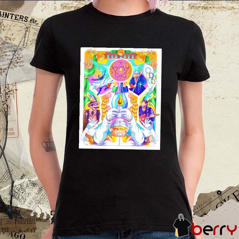 The Magic Of The Closing Ceremony Inspires One Last Milano Cortina 2026 Art Poster t-shirt