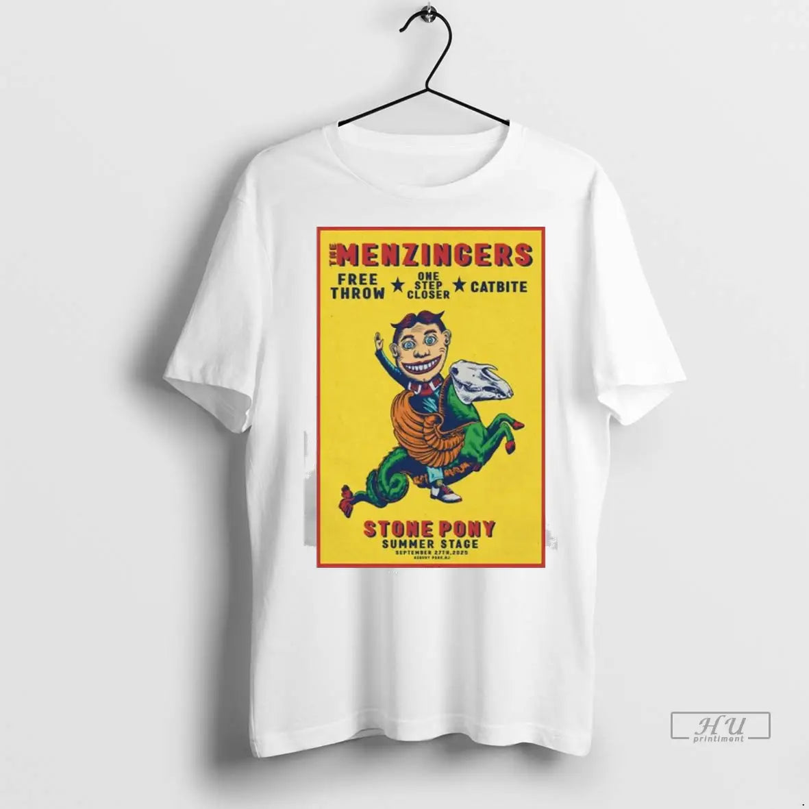 Official The Menzingers Event In Asbury Park September 27th 2025 Ladies T Shirt