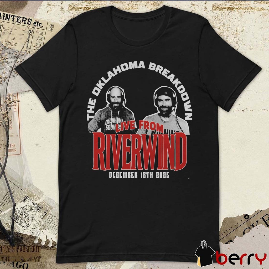The Oklahoma Breakdown Live From Riverwind December 18th 2025 t-shirt
