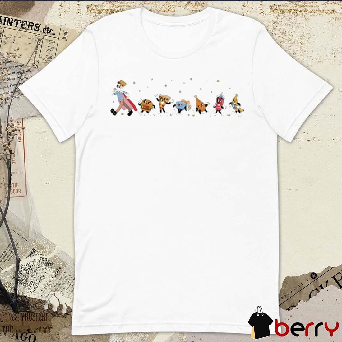 The Try Guys Food Parade t-shirt