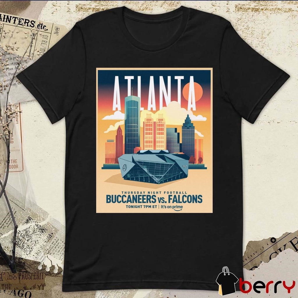 Thursday Night Football Tampa Bay Buccaneers vs Atlanta Falcons Tonight 7PM ET Poster t-shirt