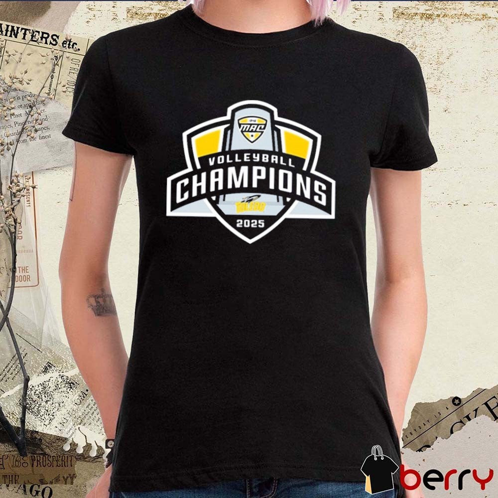Toledo Rockets 2025 MAC Volleyball Tournament Champions t-shirt