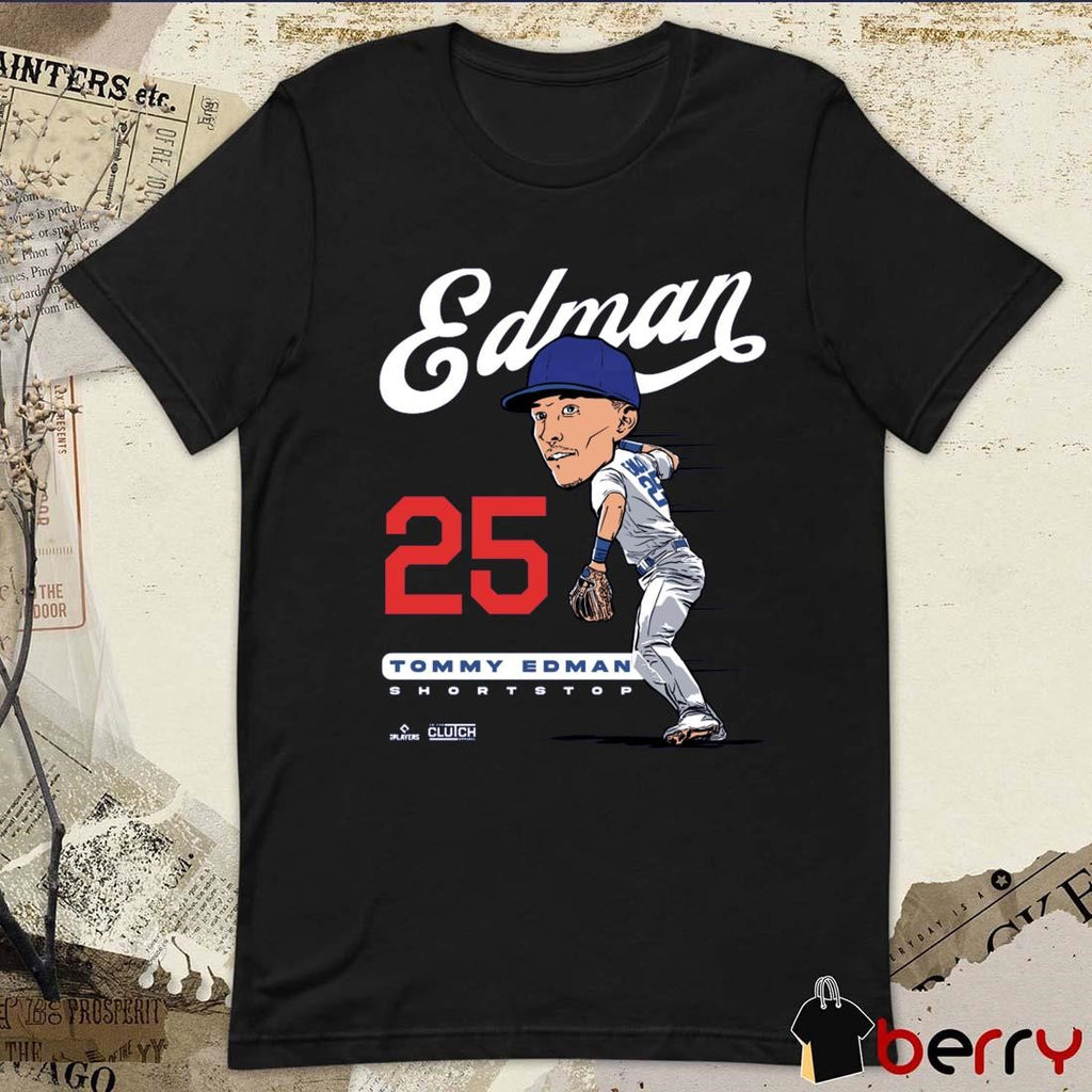 Tommy Edman #25 MLBPA Los Angeles Dodgers MLB Shortstop t-shirt