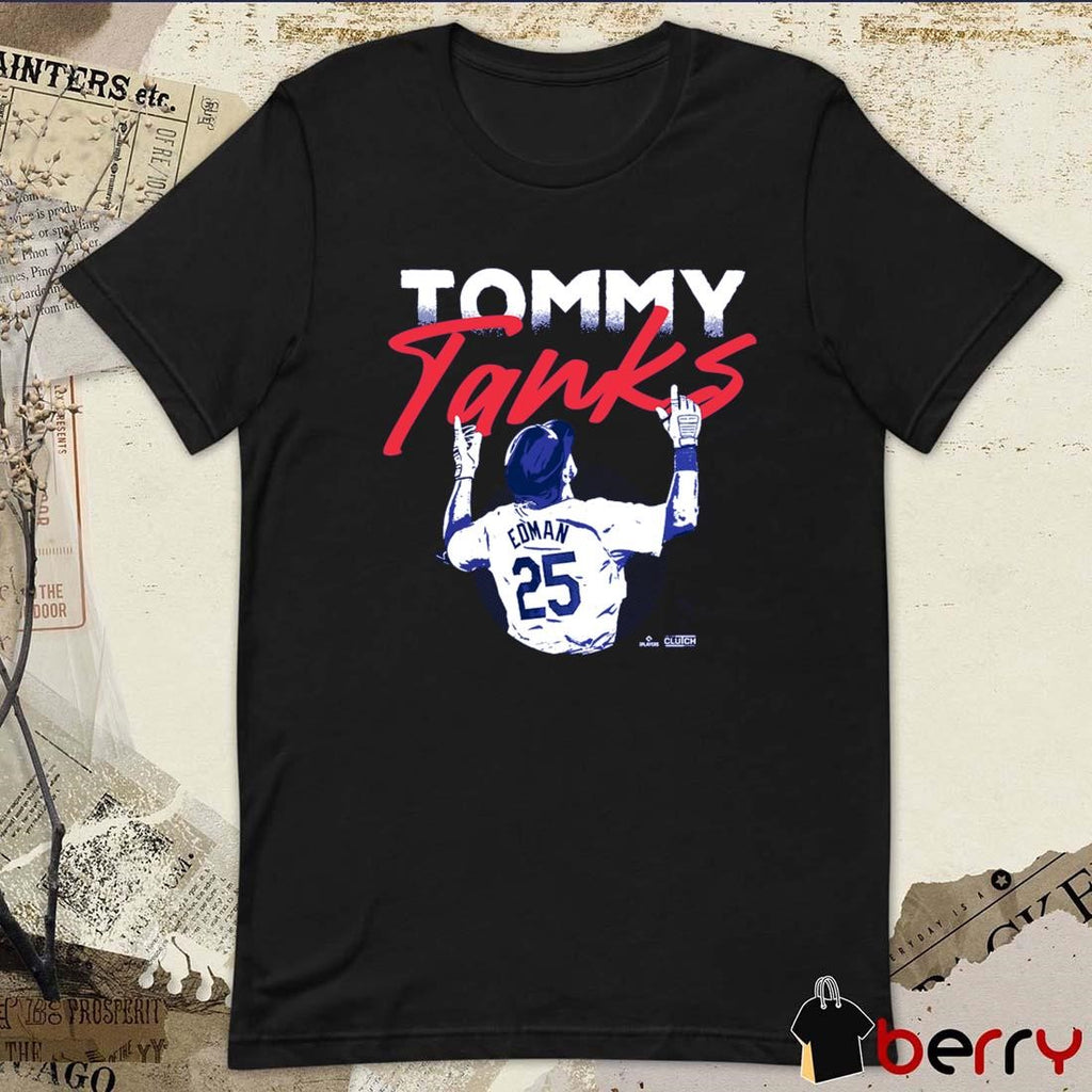 Tommy Tanks Edman Los Angeles Dodgers MLB t-shirt