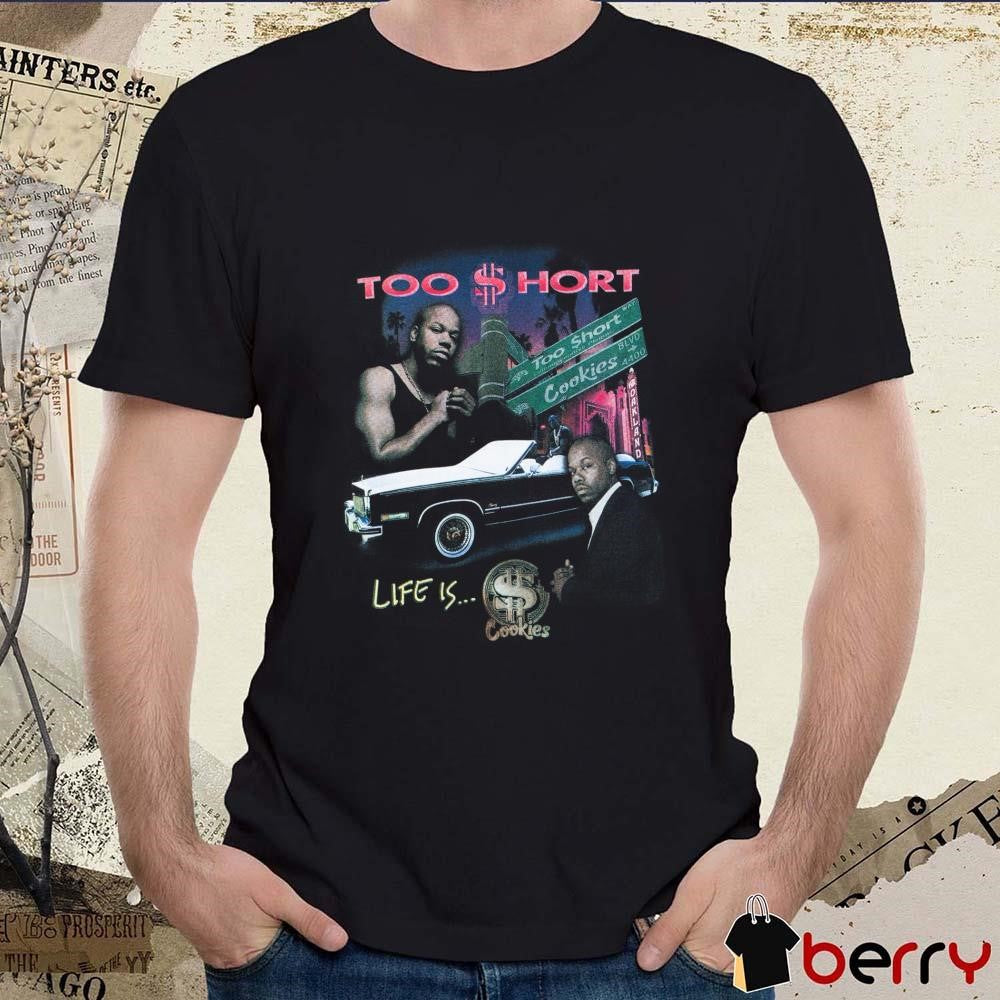Too $hort Rap Collage Cookies Life Is Cookies Graphic t-shirt