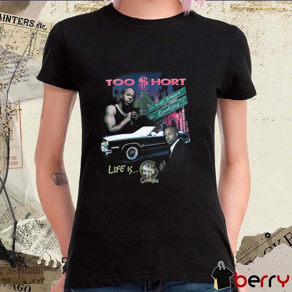 Too $hort Rap Collage Cookies Life Is Cookies Graphic t-shirt