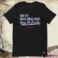 Toronto Blue Jays MLB George Springer Tarp Off Police Horse Ready Here We F’n Do 2025 Division Champs Signature t-shirt