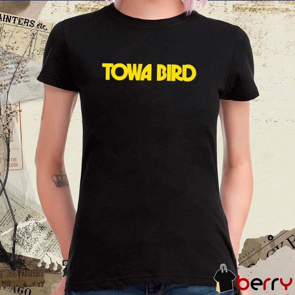 Towa Bird Wearing Towa Bird Rat Race Logo t-shirt