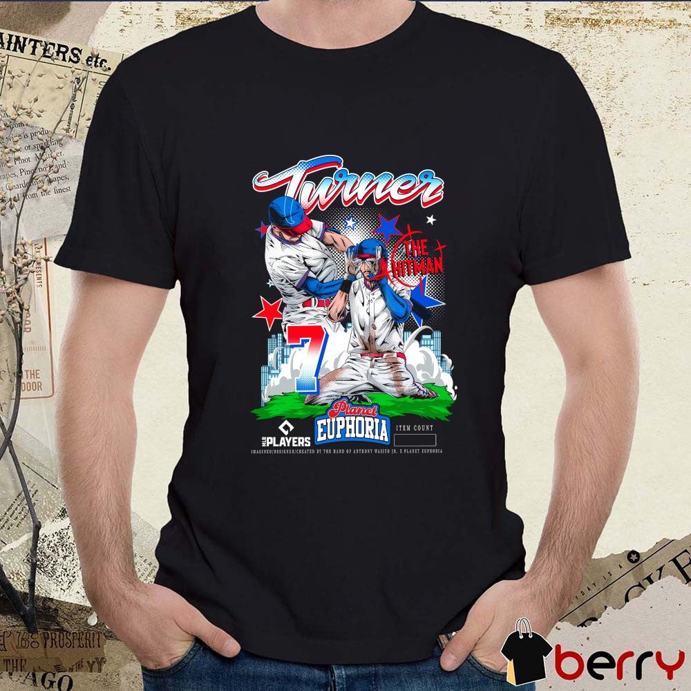 Trea Turner Philadelphia Phillies MLB 2026 Planet Euphoria Art t-shirt
