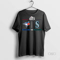 Official Trendy Alcs 2025 Toronto Blue Jays Vs Seattle Mariners Matchup Long Sleve Tee Sweater