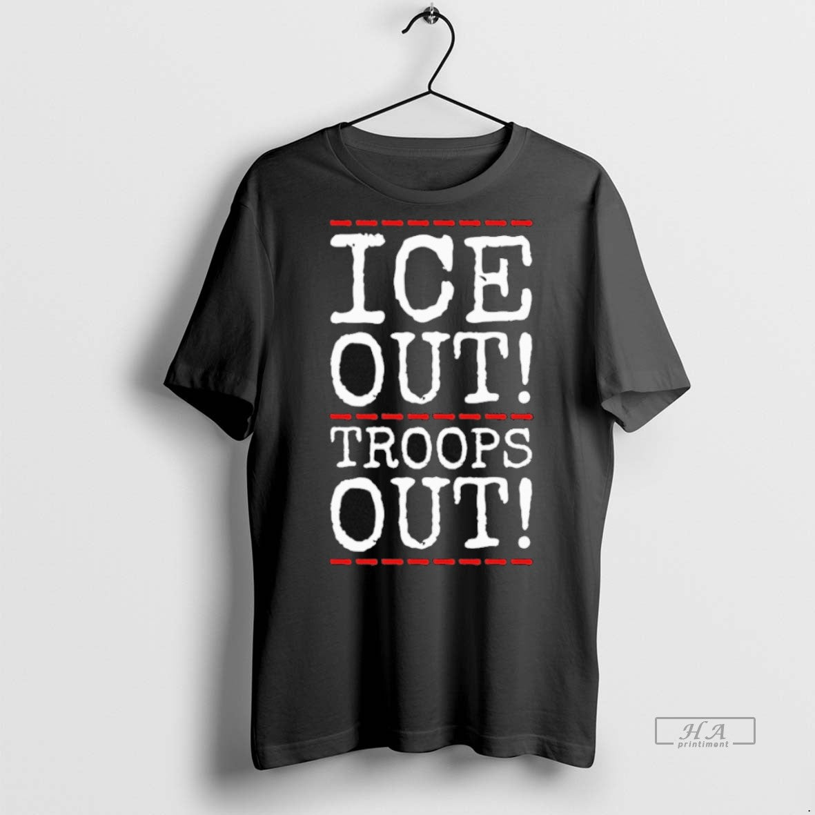 Official Trendy Ice Out Troops Out Portland Frog Anti Ice Tee Sweater