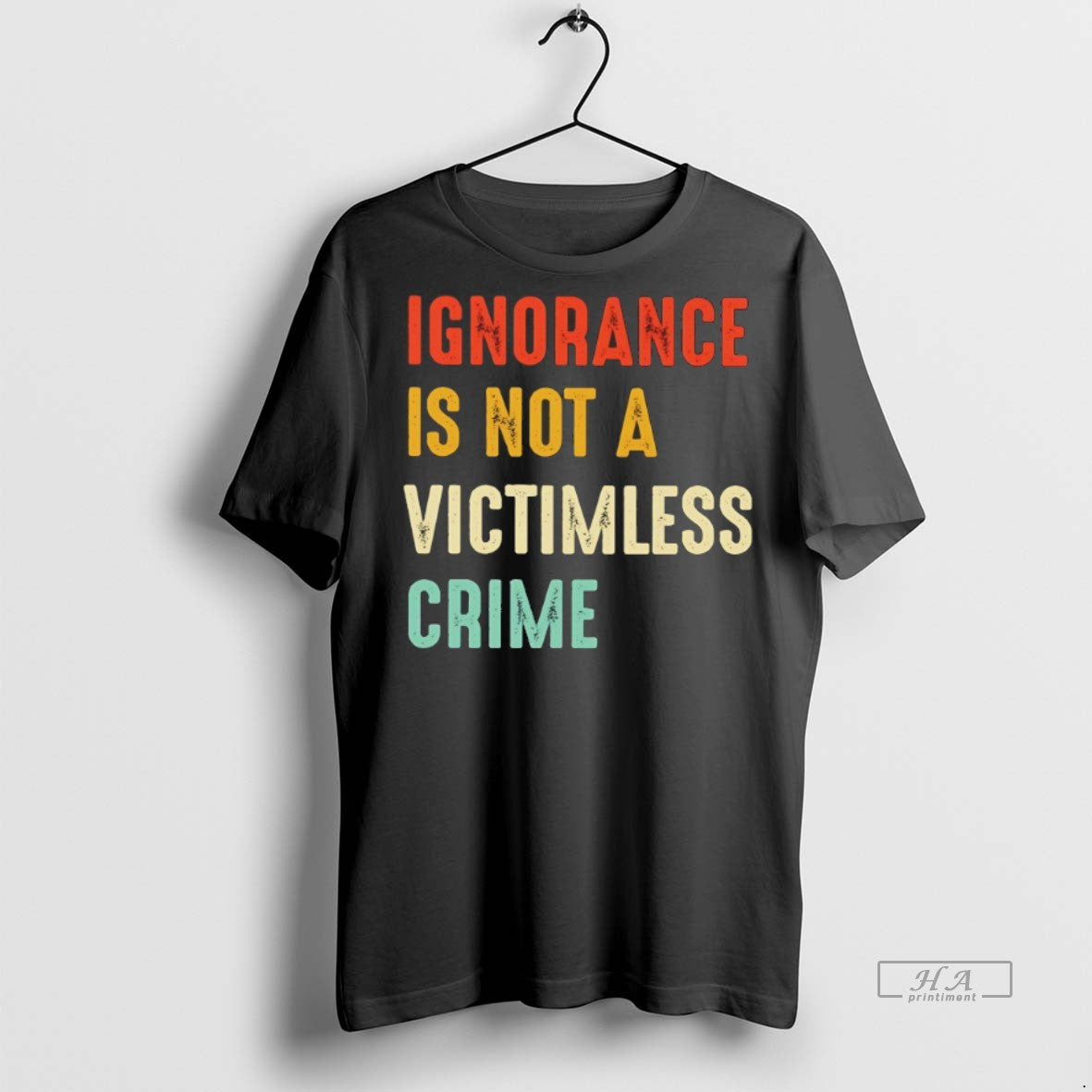 Official Trendy Ignorance Is Not A Victimless Crime Tee Sweater