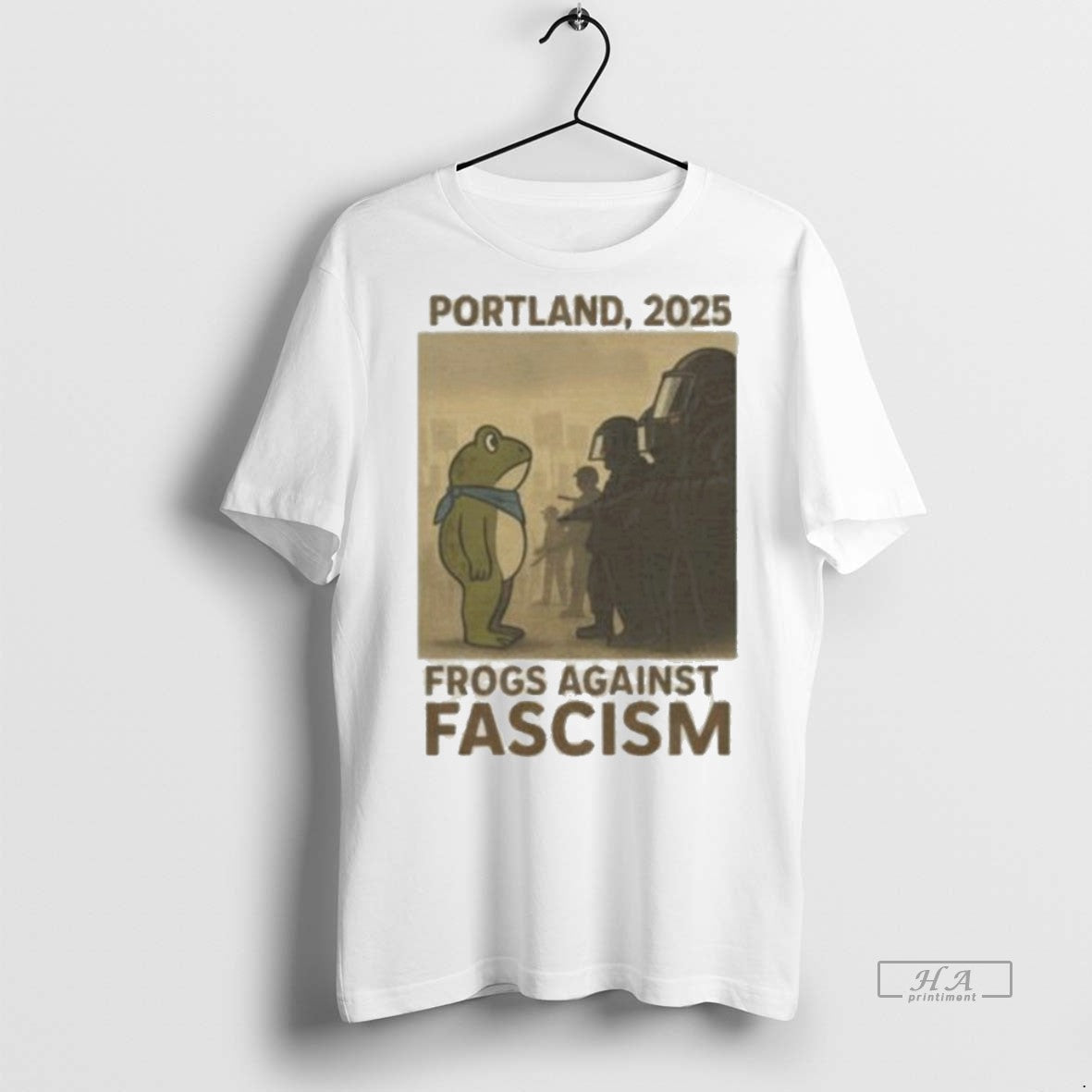 Official Trendy Portland Frog 2025 Protest Against Ice Tee Sweater