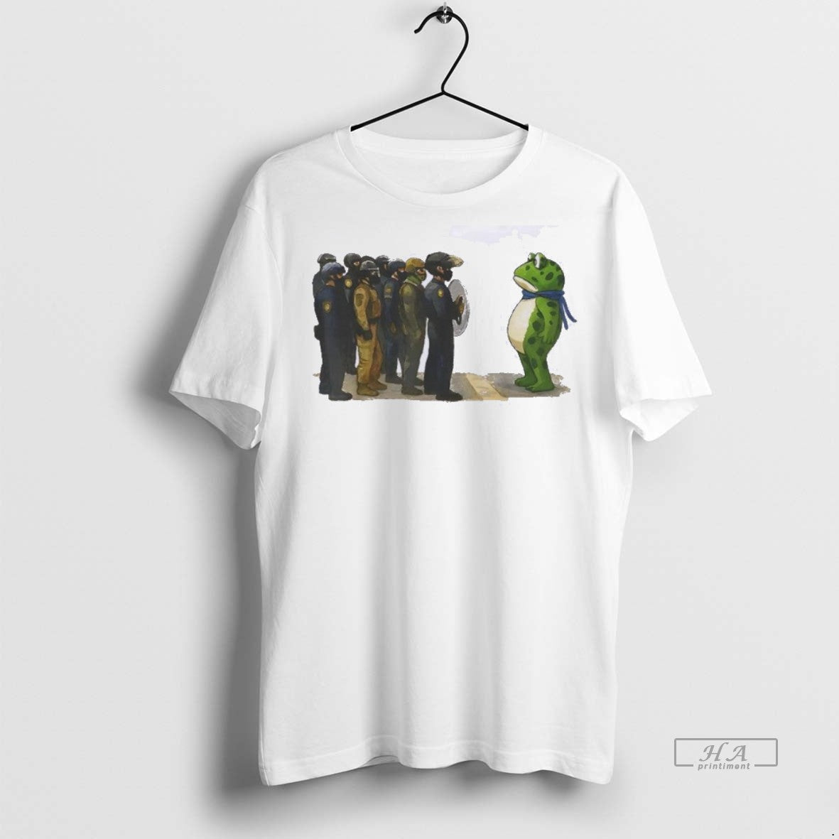 Official Trendy Portland Frog Protest Anti Ice Fdt Resistance Tee Sweater