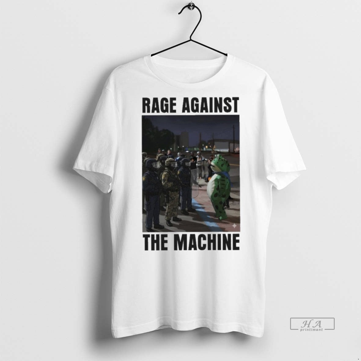 Official Trendy Rage Against Machine Frog Anti Ice Tee Sweater
