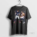 Official Trendy Stream Giants Jaxson Dart Cam Skattebo Celebration Pose Ny Giants Signature Tee Sweater