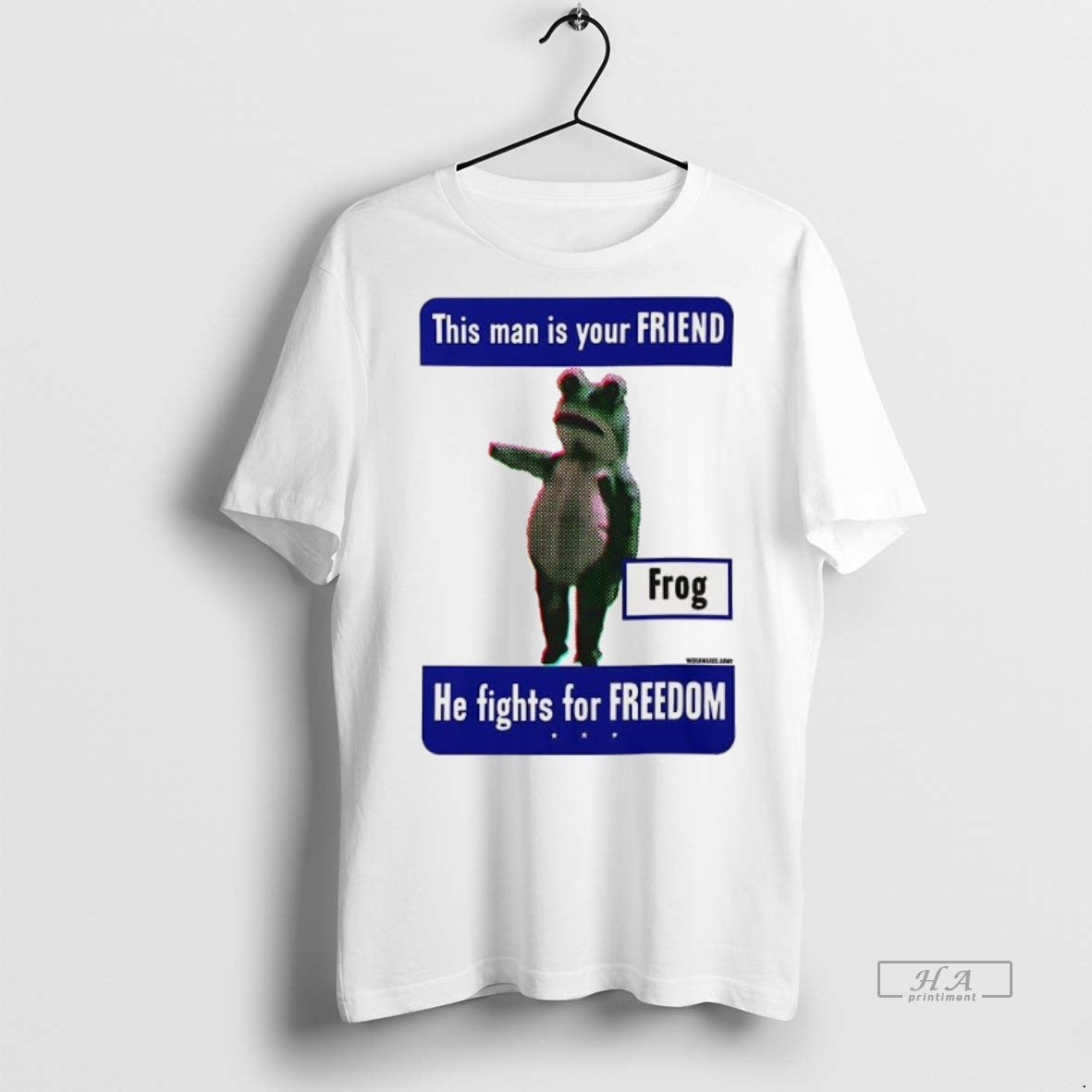 Official Trendy This Man Is Your Friend He Fight For Freedom Frog Tee Sweater