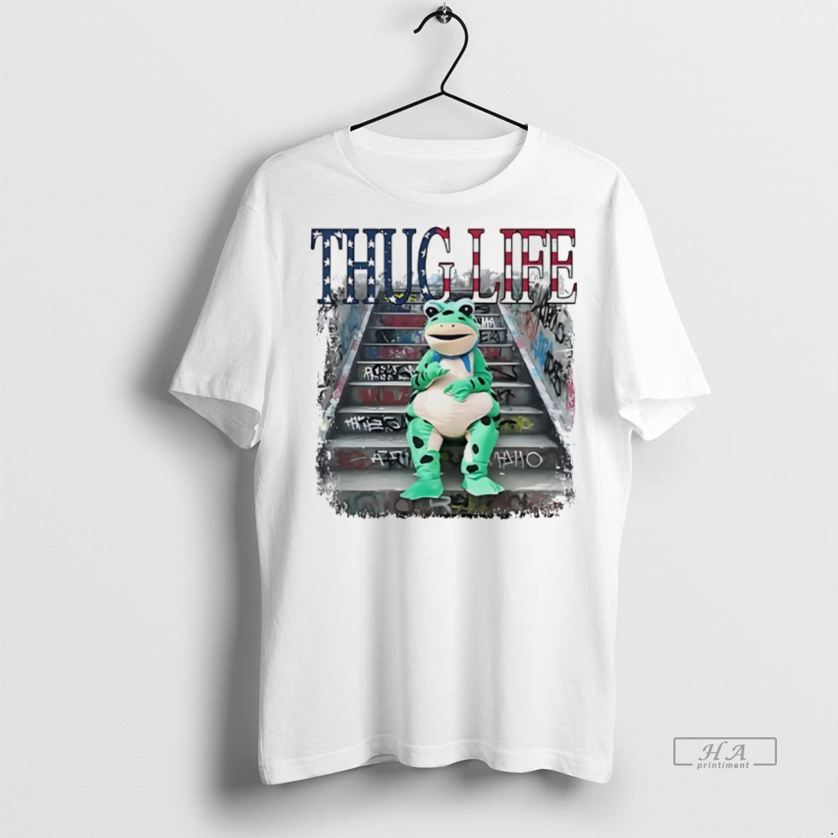 Official Trendy Thug Life Portland Frog Protest Tee Sweater