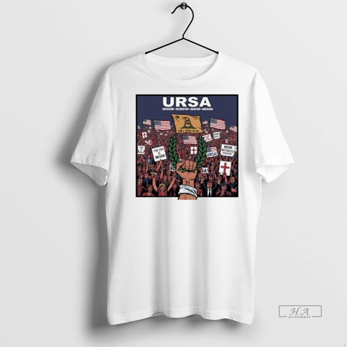 Official Trendy Ursa Unification Retribution Salvation America Tee Sweater