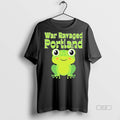 Official Trendy War Ravaged Portland Frog Protest Tee Sweater