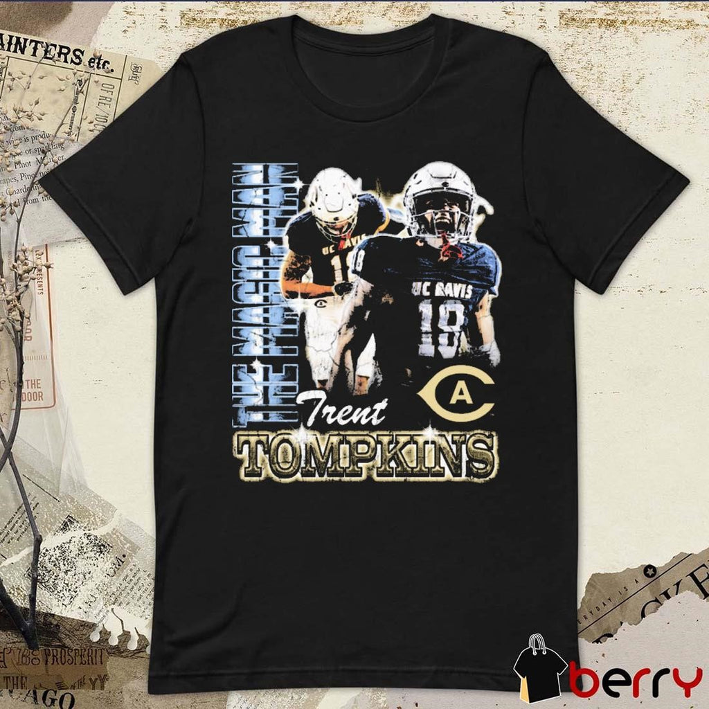 Trent Tompkins The Magic Man UC Davis Aggies 90s Graphic t-shirt