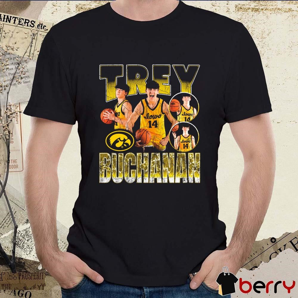 Trey Buchanan Iowa Hawkeyes 90s Graphic t-shirt