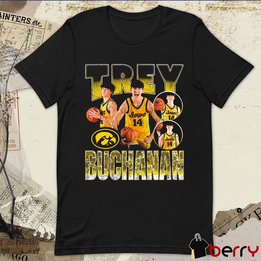 Trey Buchanan Iowa Hawkeyes 90s Graphic t-shirt
