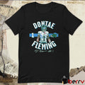 Tulane Green Wave Dontae Fleming #1 Signature t-shirt